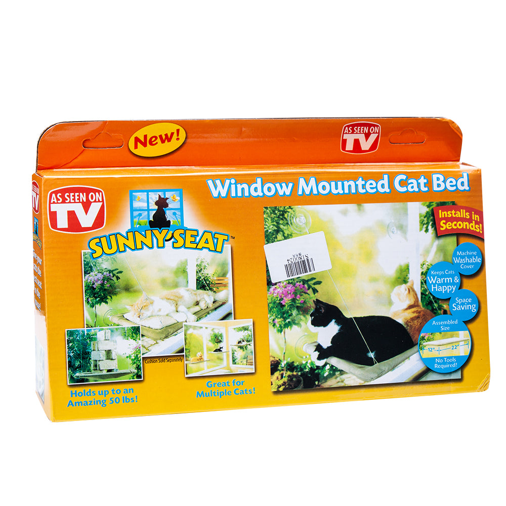 Hamaca de Ventana para Gatos - Asiento Soleado con Ventosas
