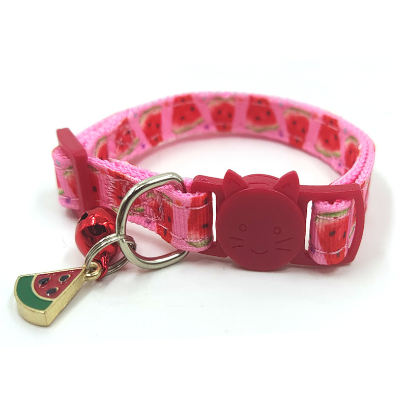 Collar para Gatos con Cascabel - Estampados Coloridos Ajustable
