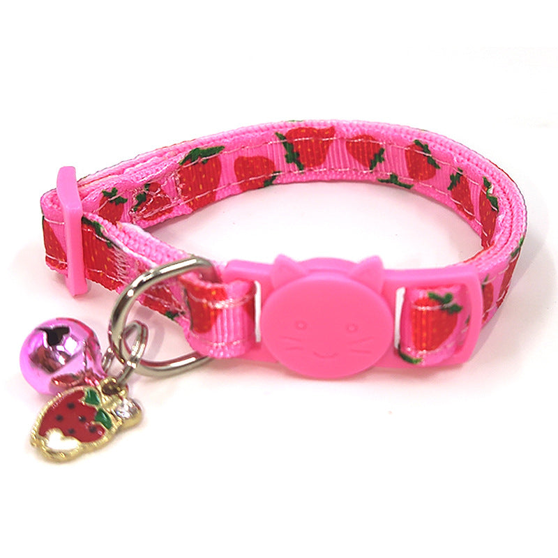 Collar para Gatos con Cascabel - Estampados Coloridos Ajustable