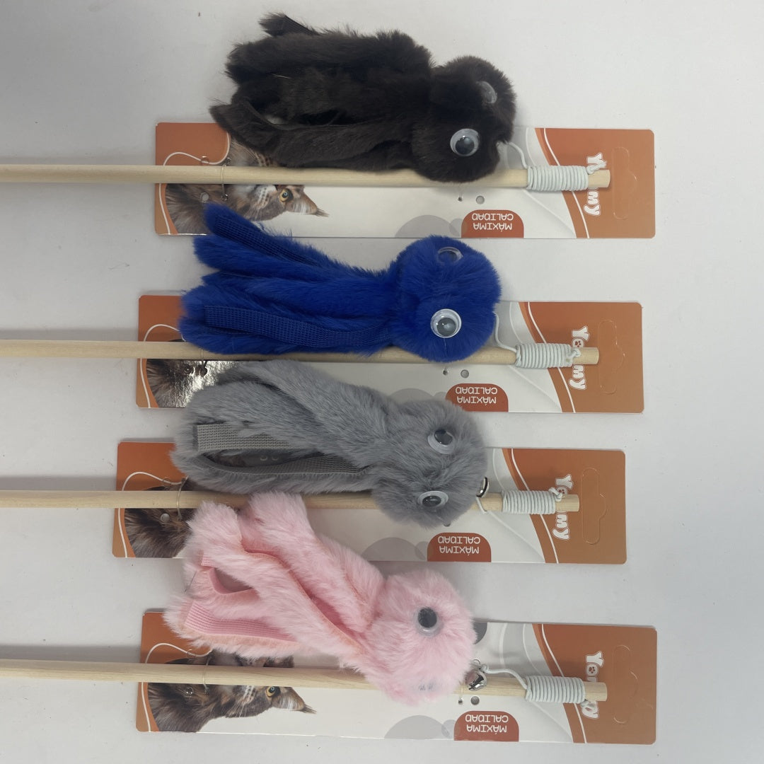 Juguete Pulpo para Gatos - Peluche Interactivo con Tentáculos 38g