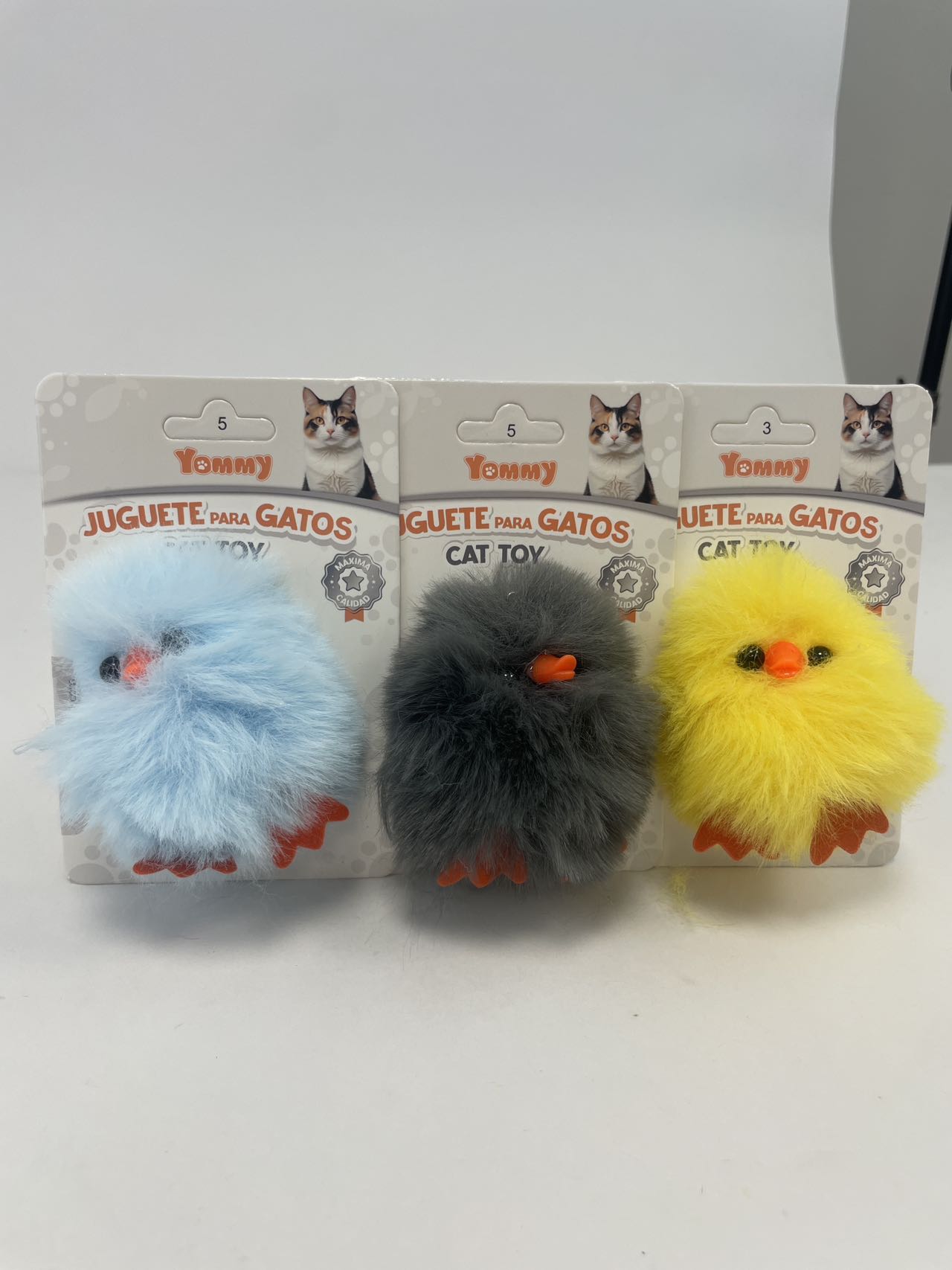 Pollito de Peluche para Gatos - Juguete Suave Interactivo 14g