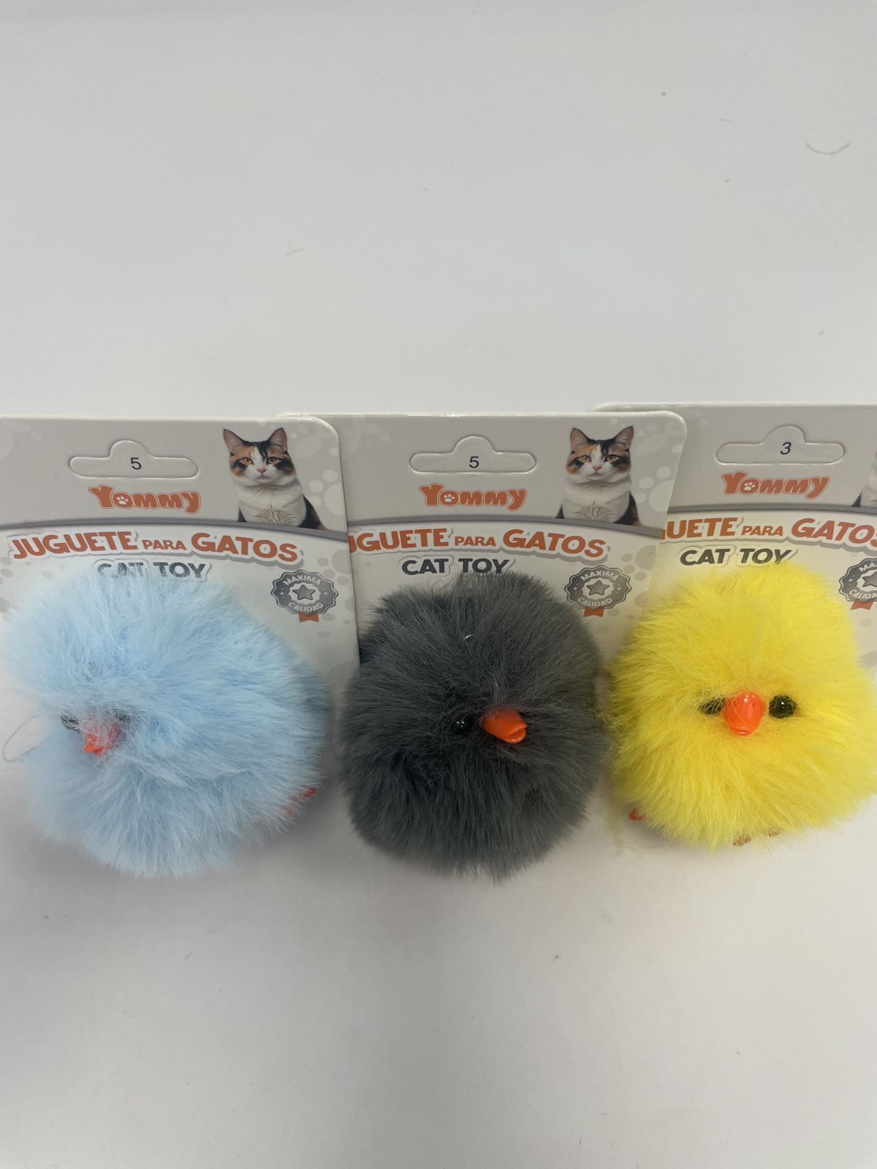 Pollito de Peluche para Gatos - Juguete Suave Interactivo 14g