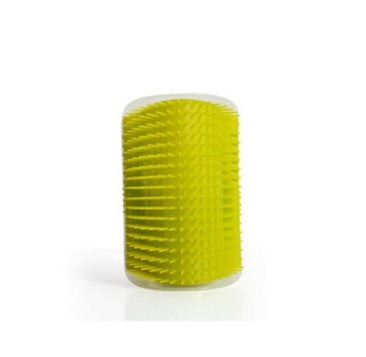 Cepillo Auto-Grooming para Gatos - Rascador Esquinero de Pared