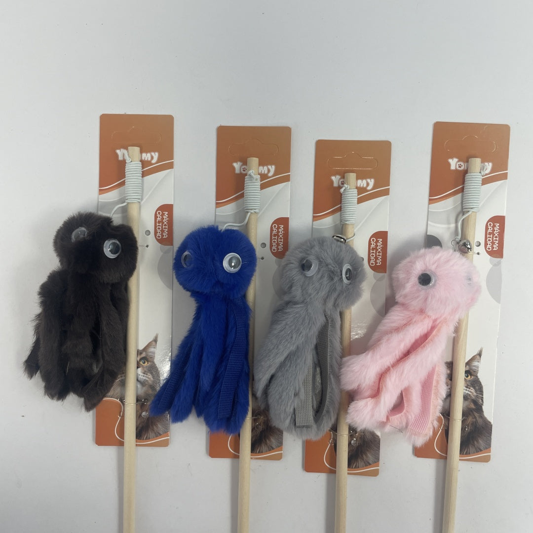 Juguete Pulpo para Gatos - Peluche Interactivo con Tentáculos 38g