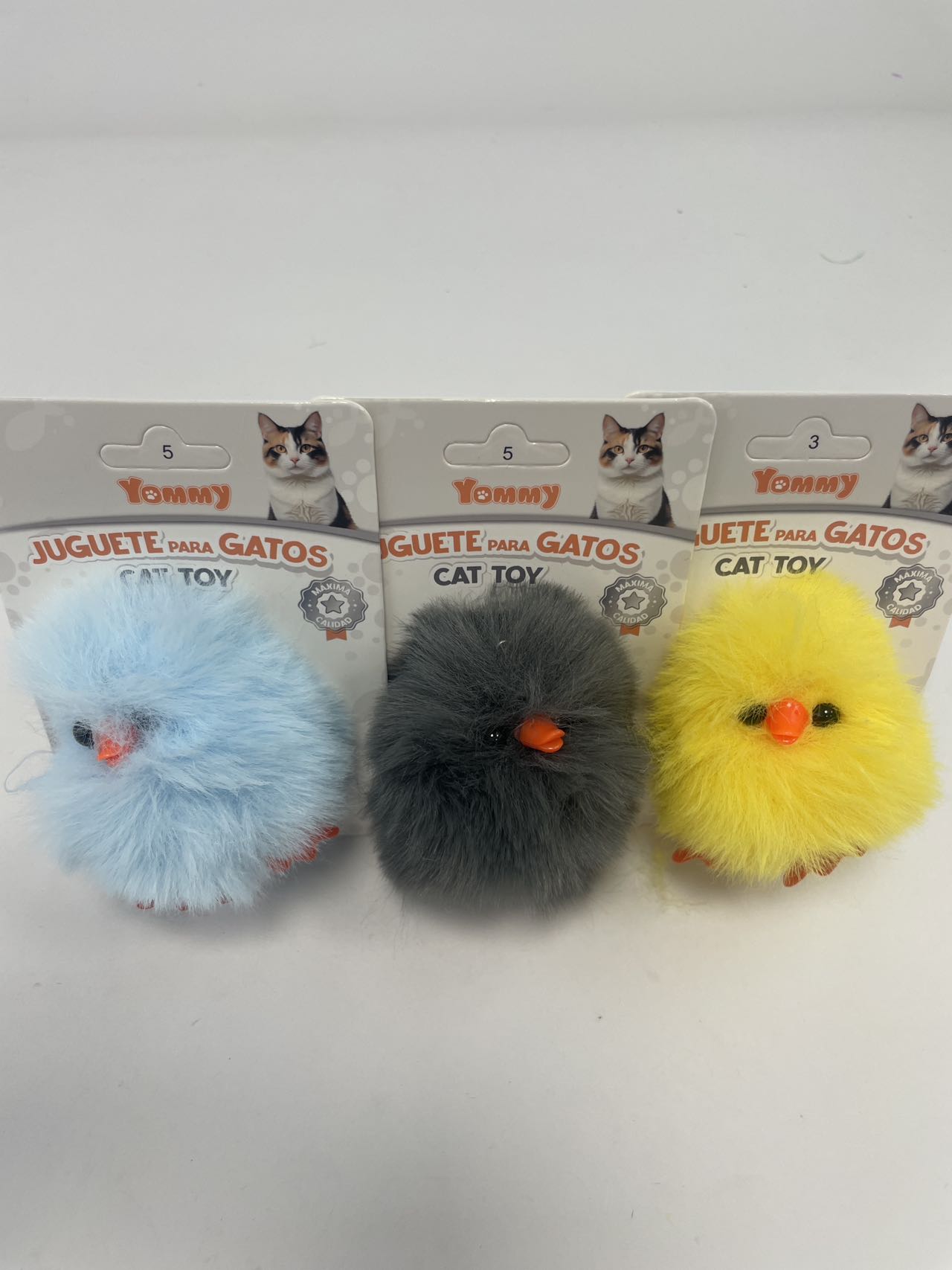 Pollito de Peluche para Gatos - Juguete Suave Interactivo 14g
