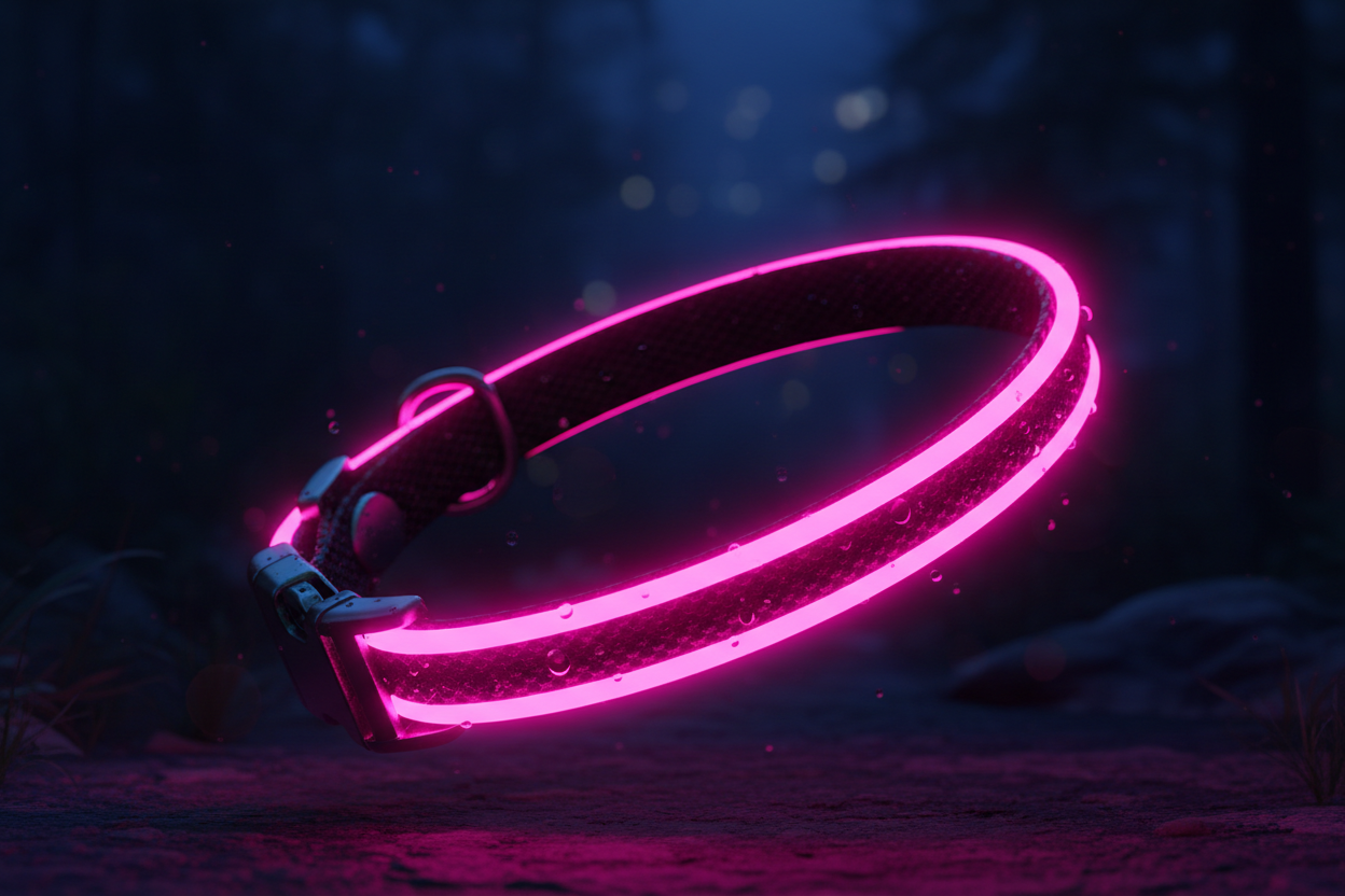 Collar LED Rosa