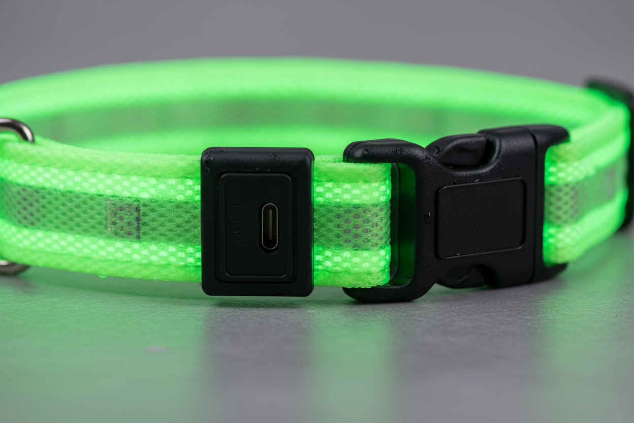 Detalle puerto de carga y materiales