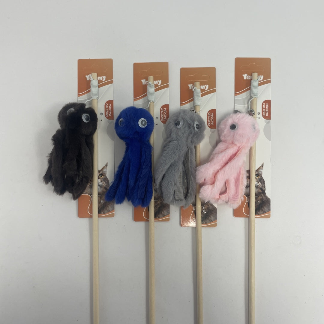 Juguete Pulpo para Gatos - Peluche Interactivo con Tentáculos 38g