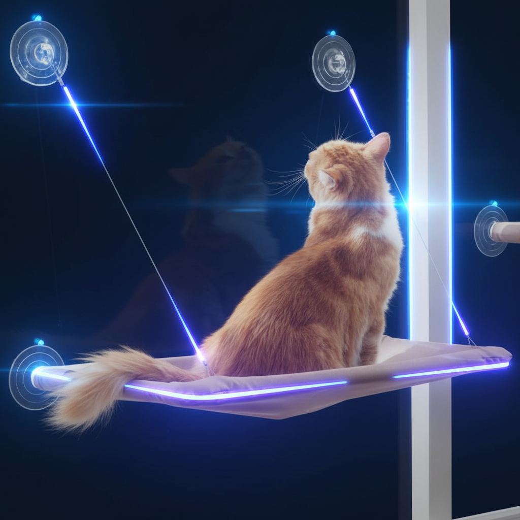 Hamaca ventana real futurista