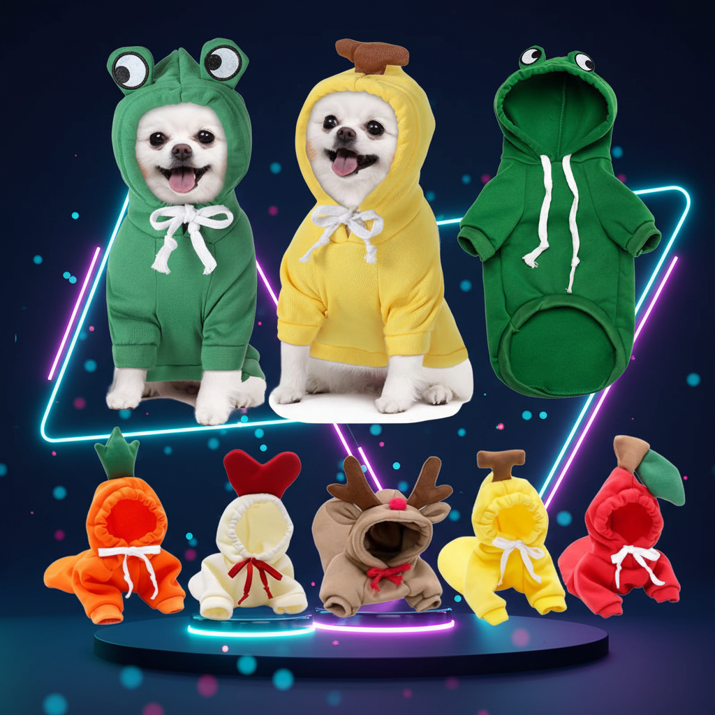 Sudadera perro real futurista